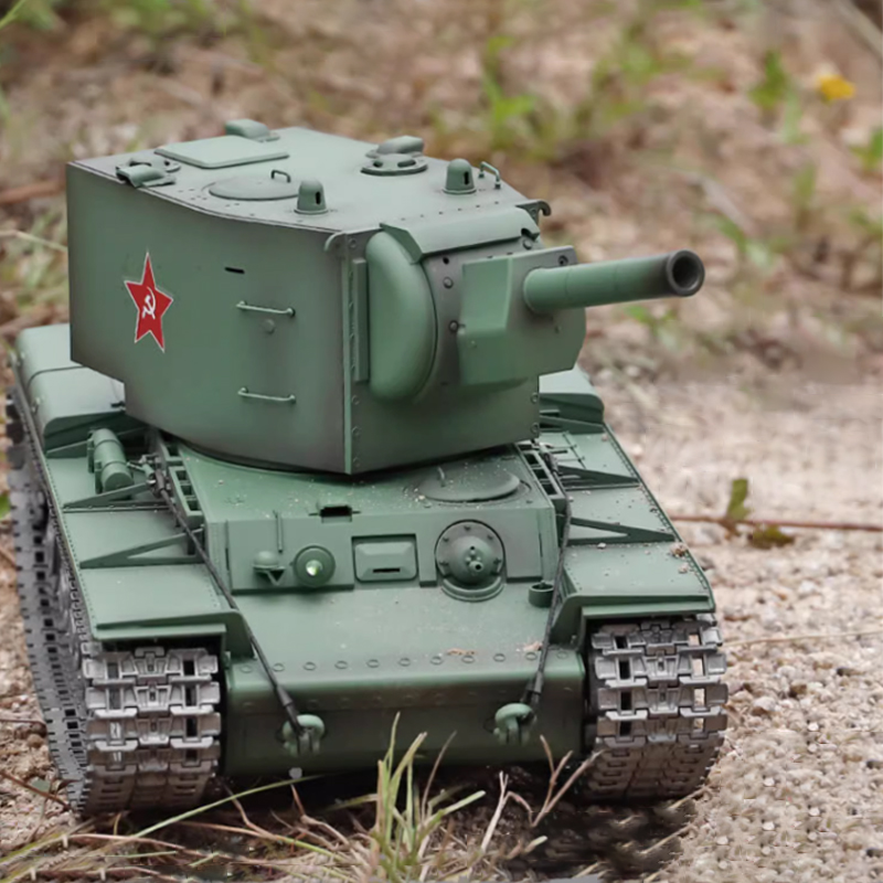 Rc Hobby Toucan - Henglong 1/16 3949-1ของเล่นโมเดลทหารจำลองแบบทหารเวอร์ชัน7.0 Kv2โซเวียต tangki REMOTE