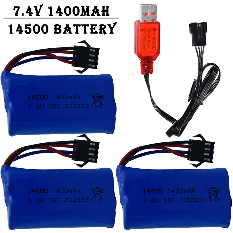 7.4V 1400mAh 14500 แบตเตอรี่ลิ - Rc Hobby Shops บทวิจารณ์และราคา