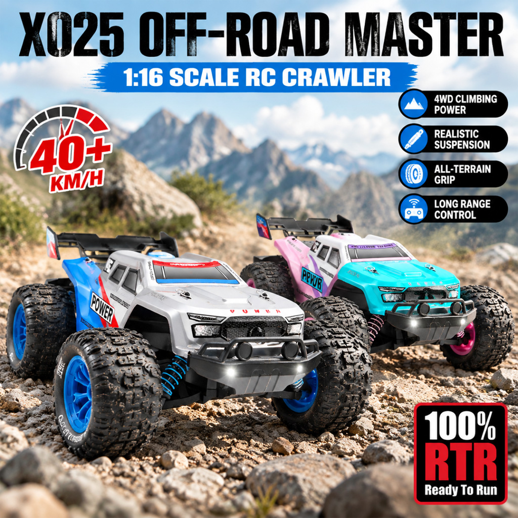 รถกระบะบังคับวิทยุ X025 ขนาด 1 - Rc Hobby Grade Truck บทวิจารณ์และราคา