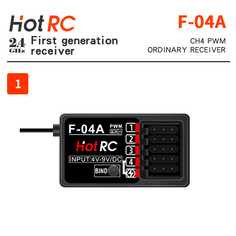 ตัวรับสัญญาณ HotRC F-04A F-06A - Receiver Sbus 8Ch บทวิจารณ์และราคา