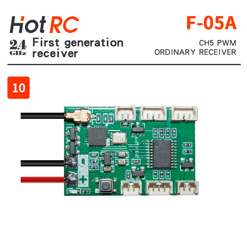 ตัวรับสัญญาณ HotRC F-04A F-06A - Receiver Sbus 8Ch บทวิจารณ์และราคา
